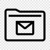 OutlookPostfach, Mailbox, EMail, EMailPostfach symbol