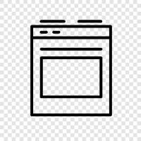 oven baking, oven cooking, oven baking recipes, oven baking tips icon svg