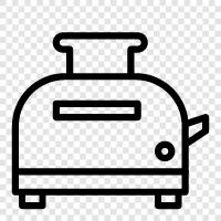 oven, bread, toasting, breakfast icon svg