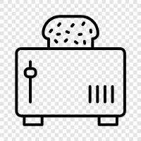 Oven, Bread, Bagel, Toast icon svg