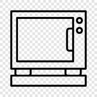 oven, cooking, reheating, food icon svg