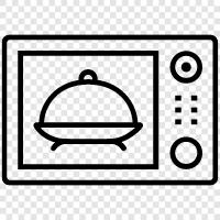 oven, cooking, reheating, food icon svg