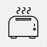 oven, bread, toast, broil icon svg