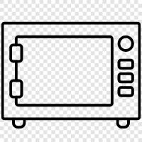 печь, микроволновая печь, микроволновая кухня, микроволновый попкорн Значок svg