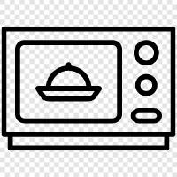 oven, cooking, food, reheating icon svg