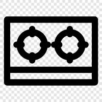 oven, hobs, cooktop, range icon svg