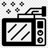 oven, cooking, reheating, magnetron icon svg