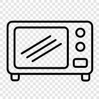 oven, cooking, reheating, food icon svg