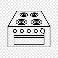 oven, range, ovens, electric oven icon svg