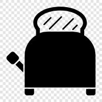 oven, bread, toast, toaster oven icon svg