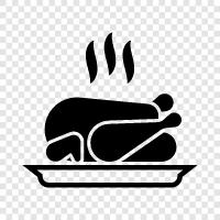 oven roasted chicken, chicken breasts, chicken thighs, skinless chicken icon svg