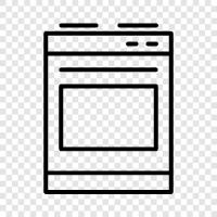 fırınlar, range, ovens fiyatları, ovens aralıkları ikon svg