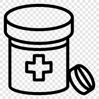 over the counter, side effects, effects, medications icon svg