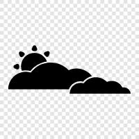 overcast, rain, thunderstorm, storm icon svg