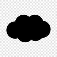 overcast, rain, storm, dark icon svg