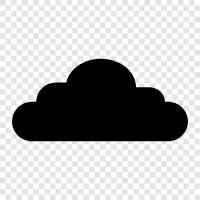 overcast, gloomy, dark, damp icon svg