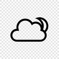 overcast, rain, mist, rainbows icon svg