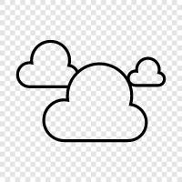 overcast, rainy, gloomy, dismal icon svg