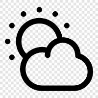 overcast, dismal, gray, rain icon svg