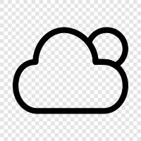 overcast, rain, thunderstorm, cloudy icon svg