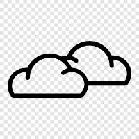 overcast, rain, weather, precipitation icon svg