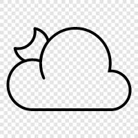 overcast, gloom, precipitation, rain icon svg