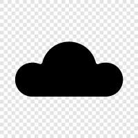 overcast, rainy, gloomy, dark icon svg