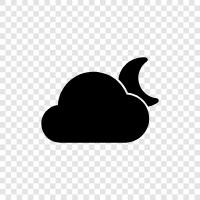 overcast, dismal, dull, gray icon svg