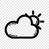 overcast, clouds, sky, weather icon svg