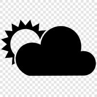 overcast, rain, thunder, lightning icon svg