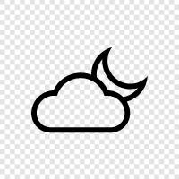 overcast, rainy, humid, misty icon svg