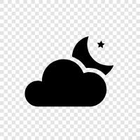 overcast, rainy, humid, chilly icon svg