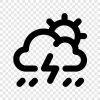 overcast, rain, forecast, weather icon svg