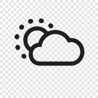 overcast, rainy, stormy, dark icon svg