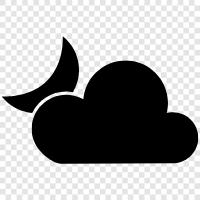 overcast, rain, thunderstorm, rainstorm icon svg