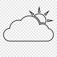 overcast, sky, gloomy, cloudy icon svg