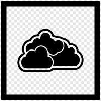 overcast, rainy, humid, smoggy icon svg