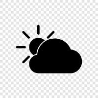 overcast, rainy, humid, murky icon svg