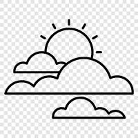 overcast, rainy, cloudy days, overcast skies icon svg