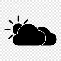 overcast, rainy, foggy, windy icon svg