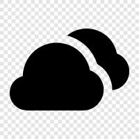 overcast, rain, thunder, storm icon svg