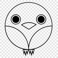 owls, wildlife, animal, bird icon svg