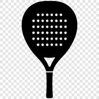 padle, racket, sports, game icon svg