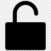 padlock open, padlock installation, padlock removal, padlock repair icon svg