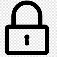 padlock, security, deterrent, secure icon svg