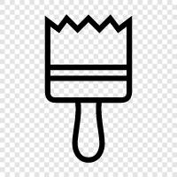 Paint Brush Online, Online Paint Brush, Photoshop Paint Brush, Digital Painting Brush icon svg