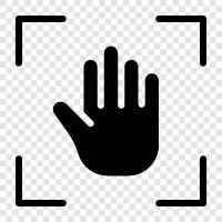 palm recognition, hand tracking, hand recognition software, hand recognition algorithms icon svg