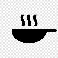 Pan, Hot, Cooking, Food icon svg