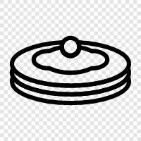 pancakes, pancakes for breakfast, pancakes for dinner, healthy pancakes icon svg