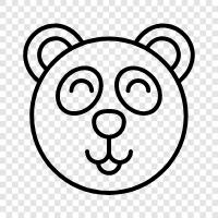 Panda, Panda 1. Panda, the Panda logo icon svg